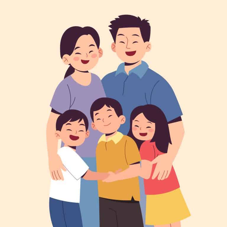 사이좋은 가족
