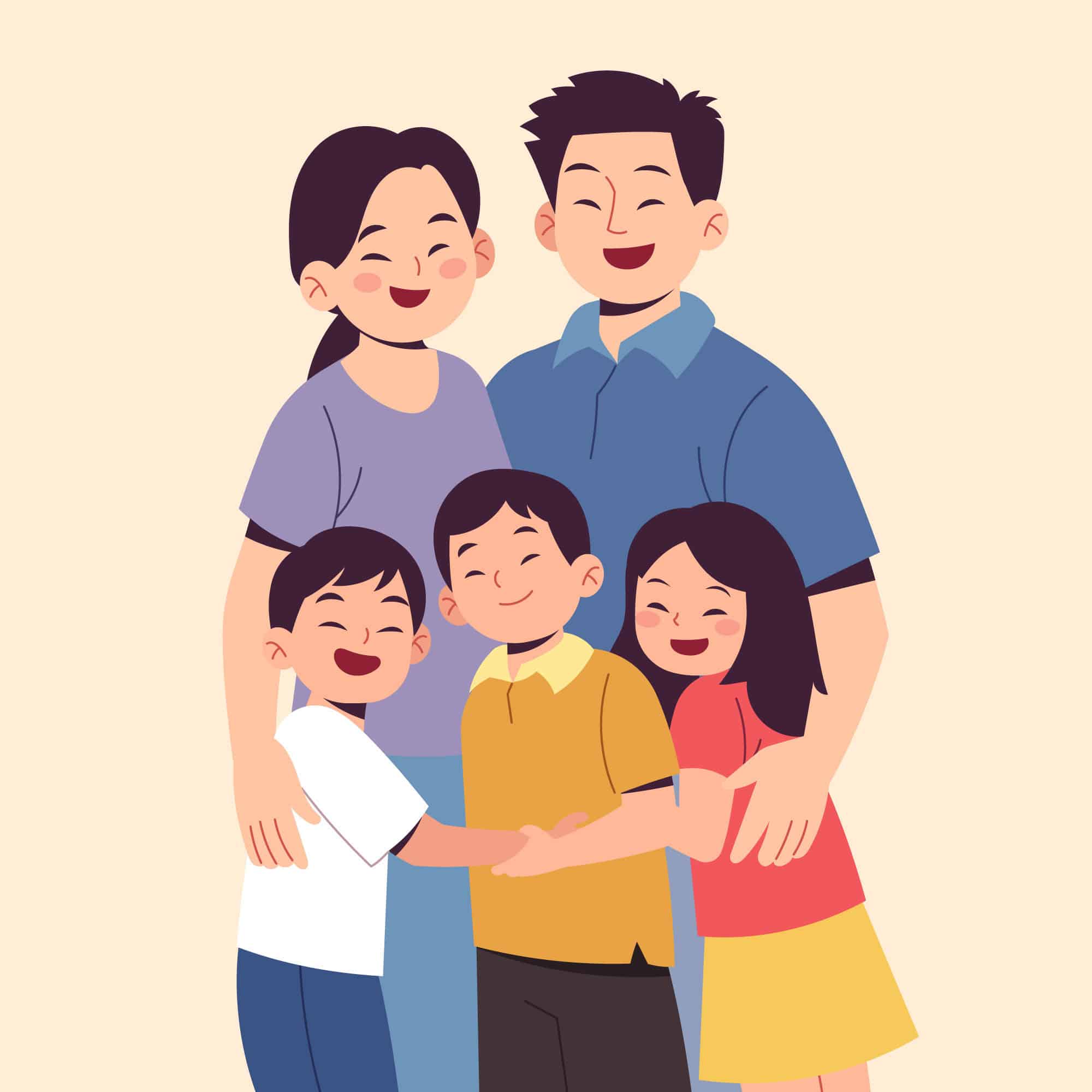 사이좋은 가족